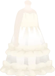 ピュアシルクウェディングドレスの画像