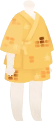 とうもろこし柄の甚平の画像