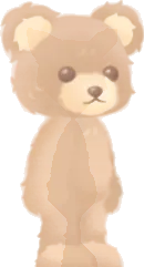 テディベアの着ぐるみの画像