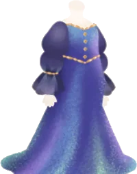 ボルダーオパールカラーのドレスの画像