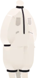 アイボリーのつなぎの画像