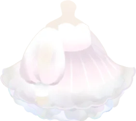 キノコたちのシルエットドレスの画像