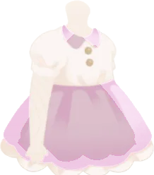 カジュアルフリルワンピースの画像