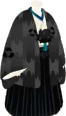 漆黒の袴の画像