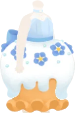 お姫様のシュガーグレーズドレスの画像
