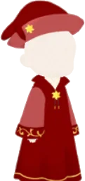 上質な帽子付きのローブの画像