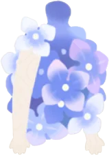 雨の日の紫陽花ワンピの画像
