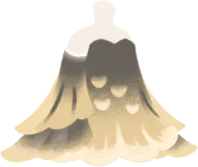 金魚ドレス・金の画像
