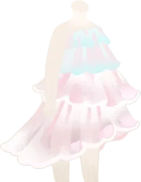 揺蕩う白昼夢ドレスの画像