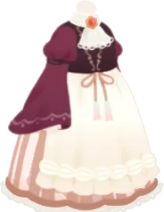 お菓子の魔女のワンピースの画像