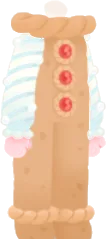お菓子のボディの画像