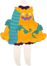 パンプキンワンピース・オレンジの画像