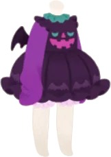 パンプキンワンピース・パープルの画像