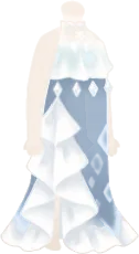 精霊の白銀ドレスの画像