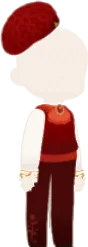 上品なニットコーデの画像
