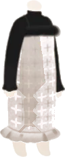 ツイードロングワンピ・白の画像