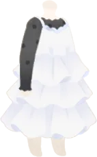 おでかけフリルワンピの画像