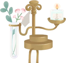 オリジナルキャンドルスタンドの画像