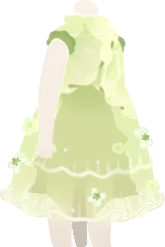 摘みたてフレッシュワンピ・白の画像