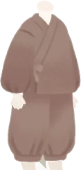 茶器職人の作務衣・茶の画像