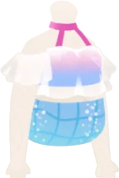 オフショルダービキニ・ホワイトの画像