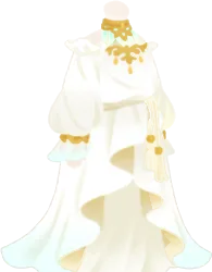 祝福の天使のロングドレスの画像