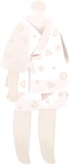 錬金記号柄甚平の画像