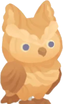木彫りのウルラの置物の画像