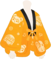 田舎の定番はんてん・黄色の画像