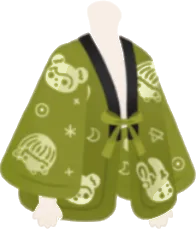 田舎の定番はんてん・緑色の画像