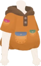 ポケットいっぱい半袖パーカーの画像