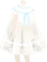 純白のセレモニードレスの画像
