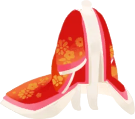三人官女の羽織の画像
