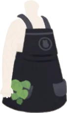 サンルームエプロン・黒の画像