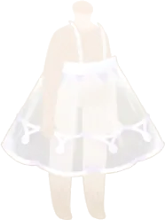 キッチンレースエプロンの画像