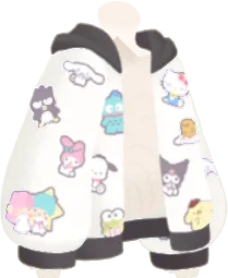 サンリオキャラクターズパーカーの画像