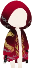 フード付き羽織の画像