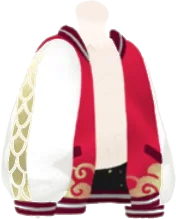 レッドスカジャンの画像