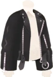 ライダースジャケット・黒の画像