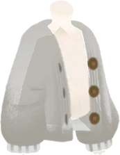 ぬくぬくグレーカーディガンの画像