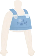 淡色デニムビスチェの画像