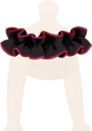 オフショルダーフリルアクセの画像