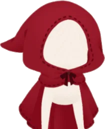 赤ずきんのマントの画像
