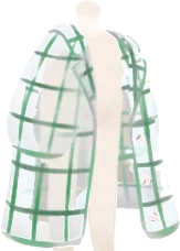 シースルーグリーンアウターの画像