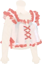 シースルーピンクビスチェの画像