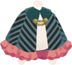 娘の大切なよそゆきの外套の画像