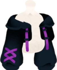 クロスリボンブルゾン・黒の画像