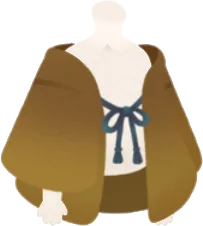 シンプルなリラックス羽織りの画像