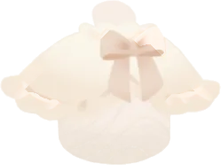 ふんわりフリルケープ・白の画像
