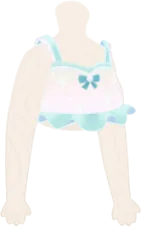 海辺カラーのビスチェの画像